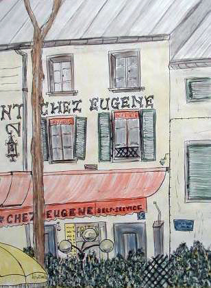 1986 Bistrot Chez Eugène à Paris