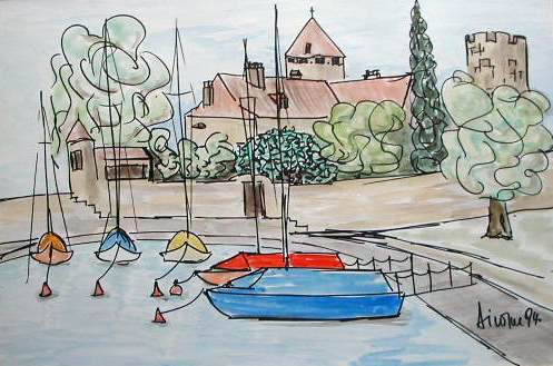 1994 Port de La Tour (au feutre)