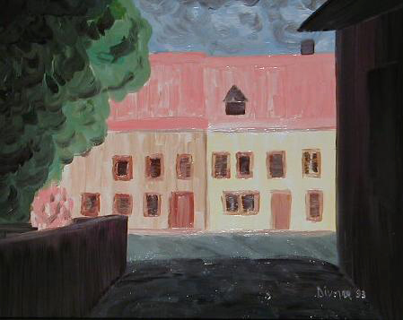 1993 Place du Village (56 x 46 cm)
