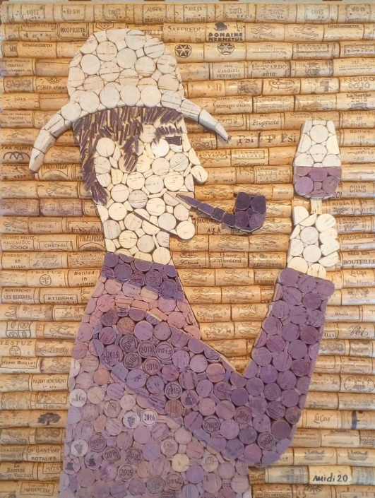 TB 58 L’Homme à la Pipe (60×45 cm) – fait partie du Diptyque