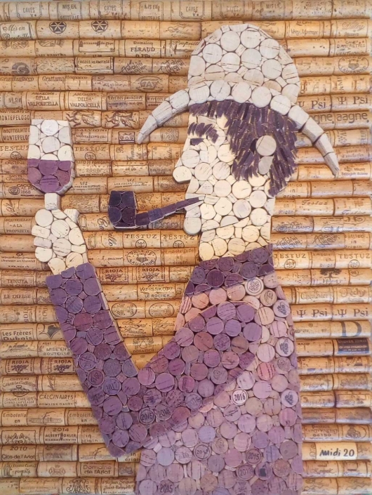 TB 59 L’Homme à la Pipe (60×45 cm) – fait partie du Diptyque