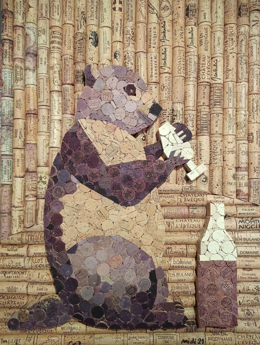 TB 89 Marmotte à l’apéro (60×45 cm) – VENDU